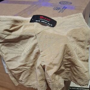 Beige Lace Trim Shorts Ladies Underwear